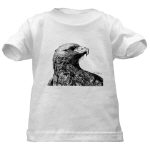 Get This Eagle Pen and Ink White T-Shirt by NANCE